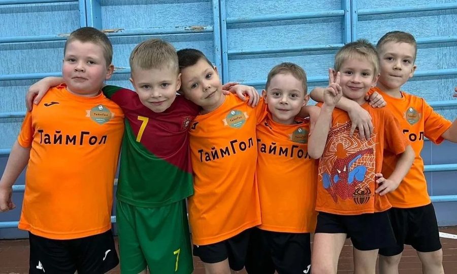 Малыши 4–6 лет на тренировке ТаймГол